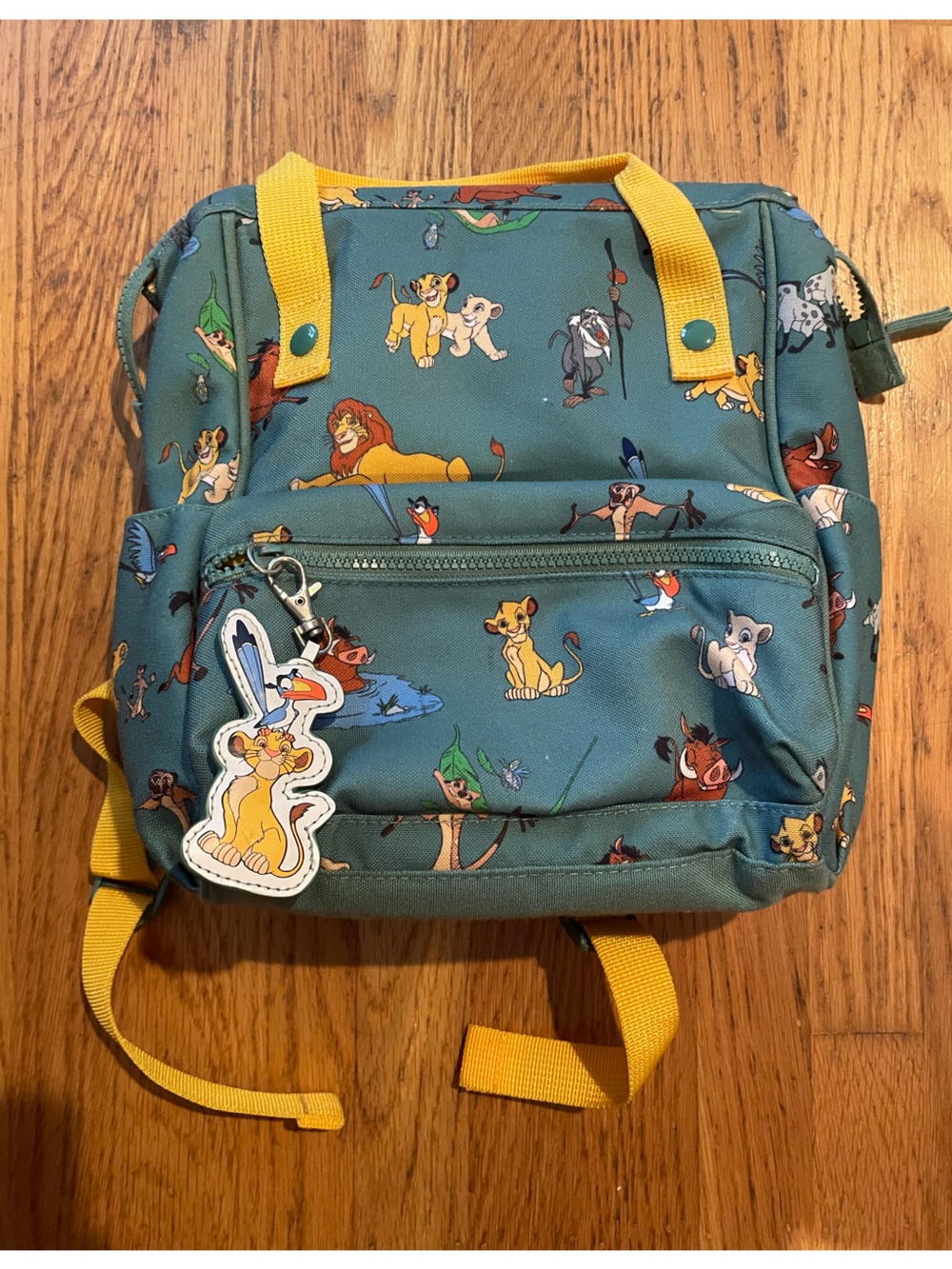 Disney The Lion King blue backpack with keychain #lionking #disney